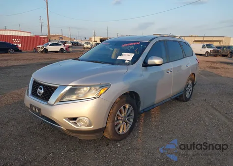 2014 Nissan Pathfinder Platinum/S/Sl/Sv z USA, uszkodzony, nr VIN 5N1AR2MN0ECU09831